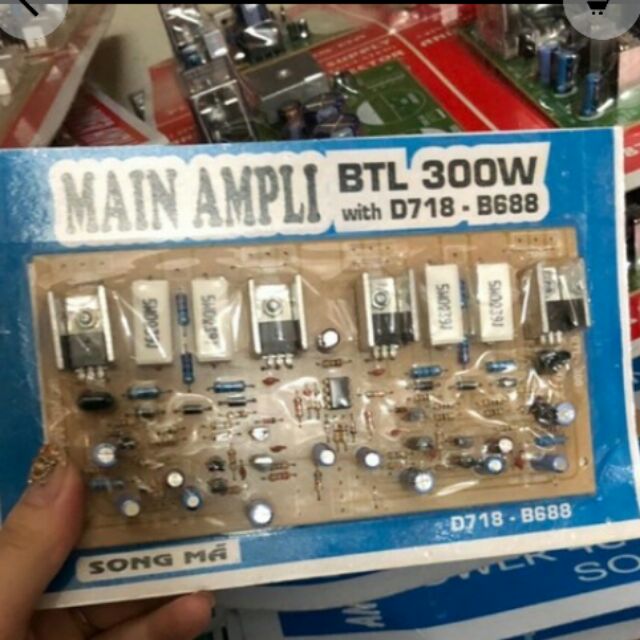 Vỉ công suất 4 sò 300w song mã