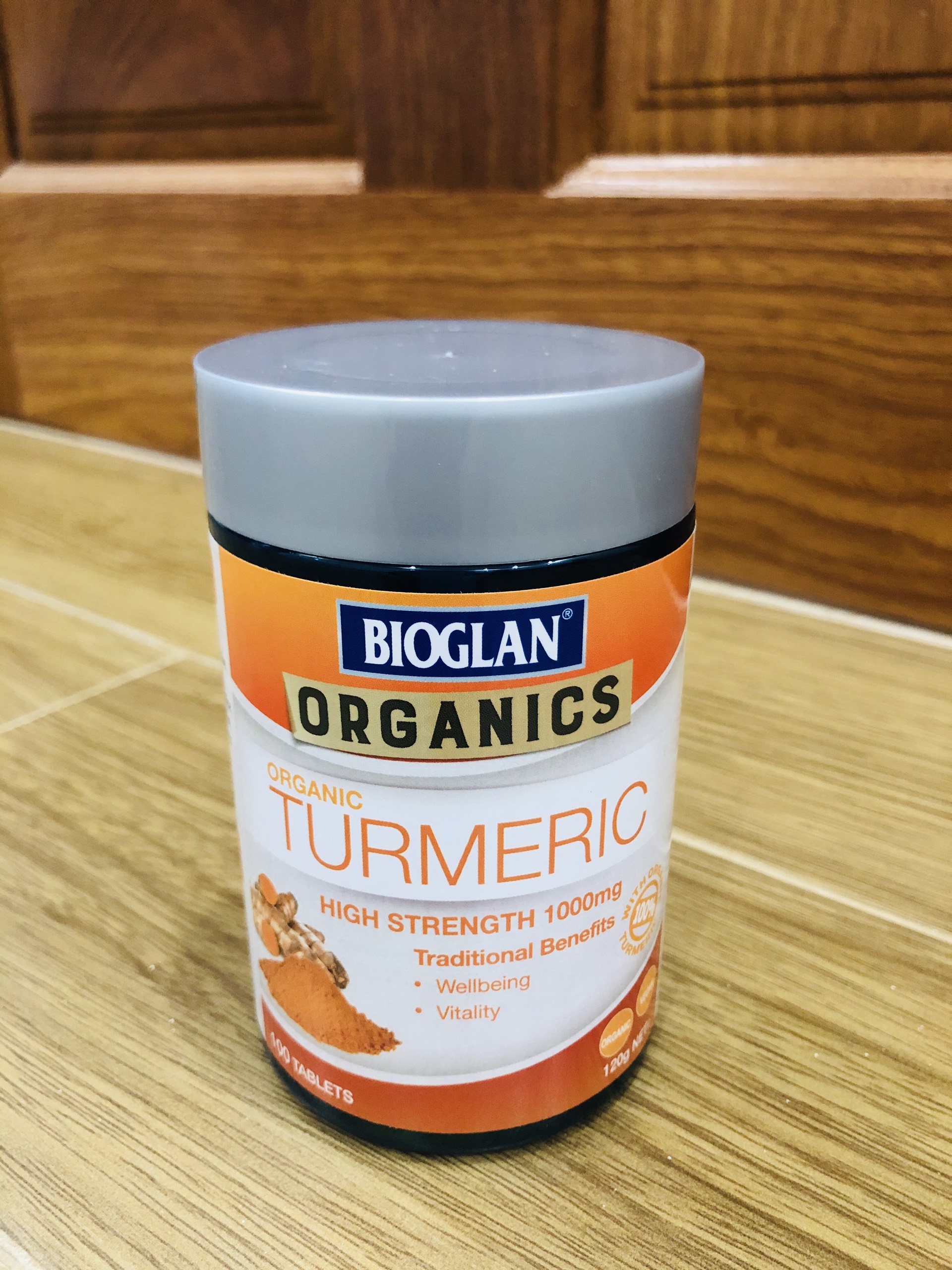 Viên uống tinh chất nghệ Bioglan Organic Turmeric 1000mg 100 Tablets