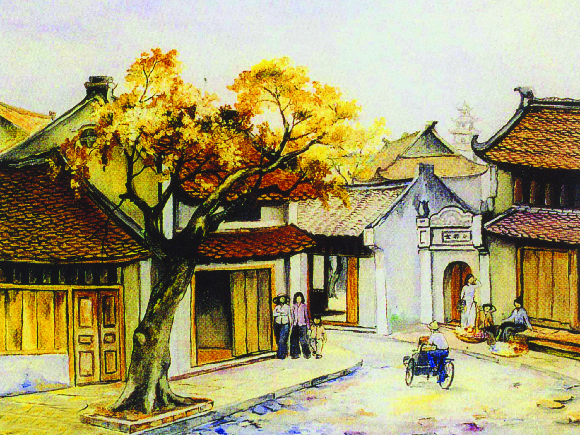 Tổng hợp Tranh Phố Cổ Hà Nội Xưa giá rẻ, bán chạy tháng 1/2023 - BeeCost