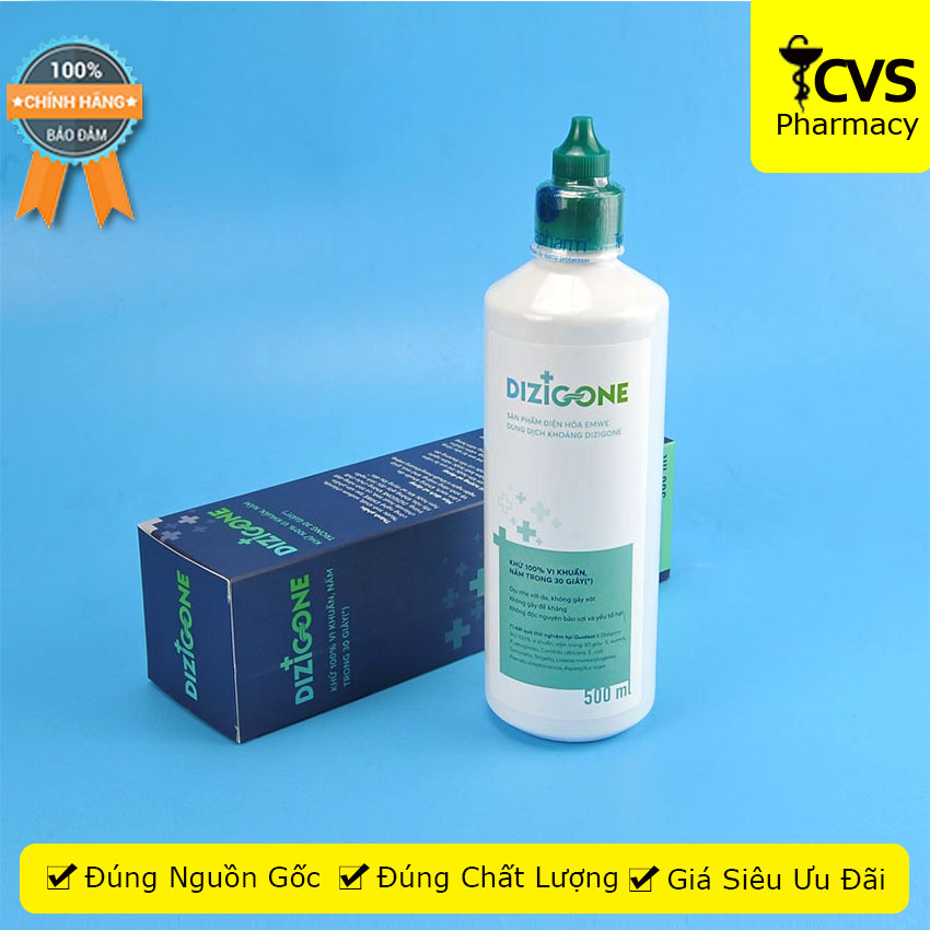 [HCM]Dung Dịch Sát Khuẩn DIZIGONE 500ml - Giúp Tiêu Diệt Vi Khuẩn Nấm An Toàn - cvspharmacy