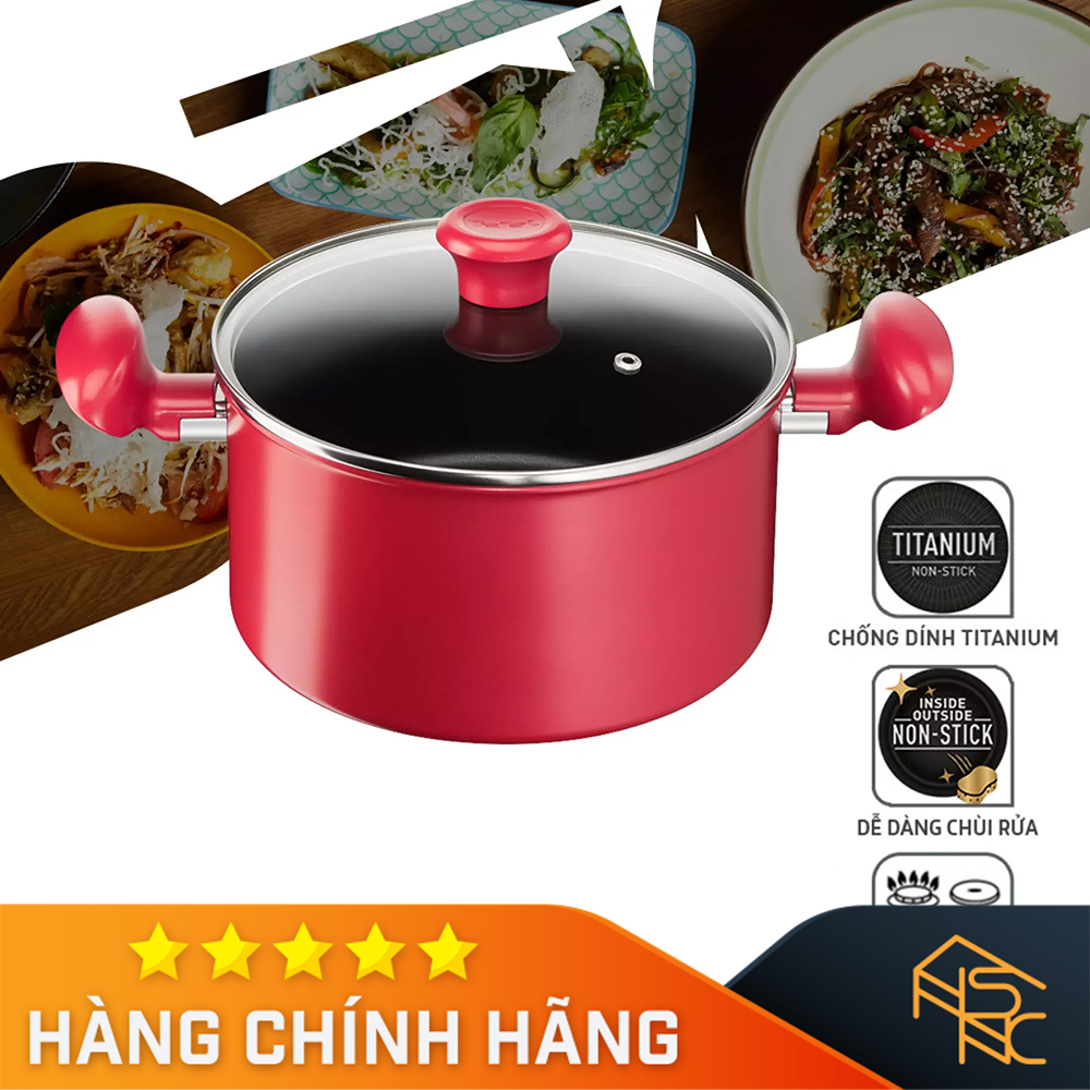Nồi Tefal chống dính dùng cho bếp từ - So Chef 22cm