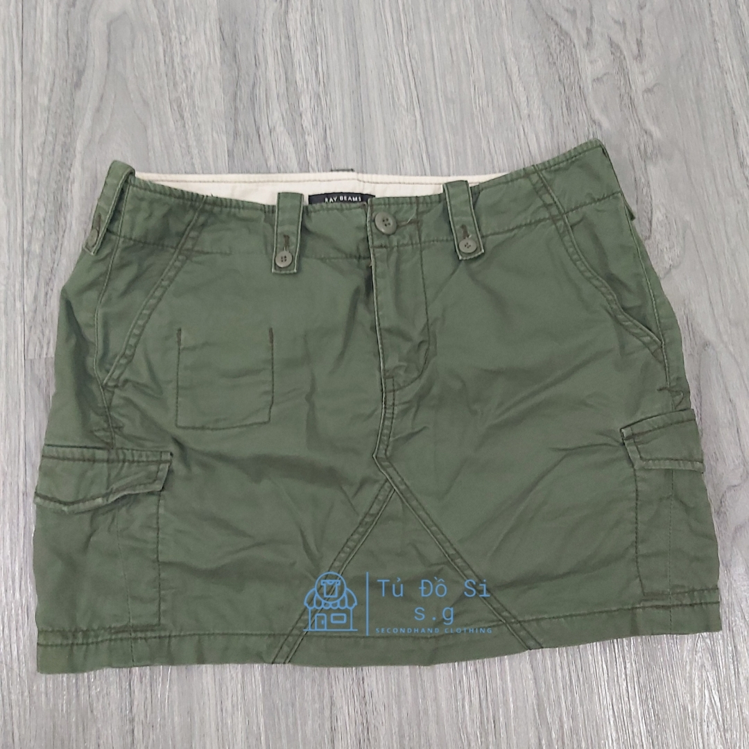 Chân váy 2hand chữ a chất liệu kaki mềm mịn dày dặn
