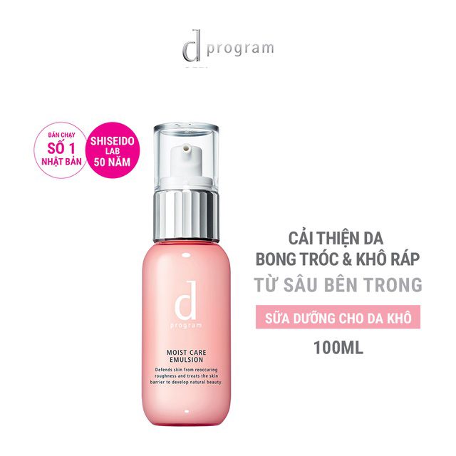 Sữa dưỡng D Program giúp cải thiện tình trạng da khô Moist Care 100ml