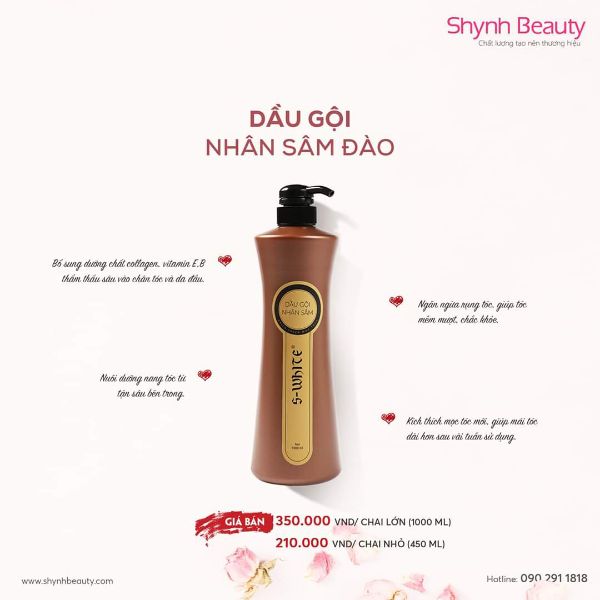 Dầu gội Sâm Đào S-White