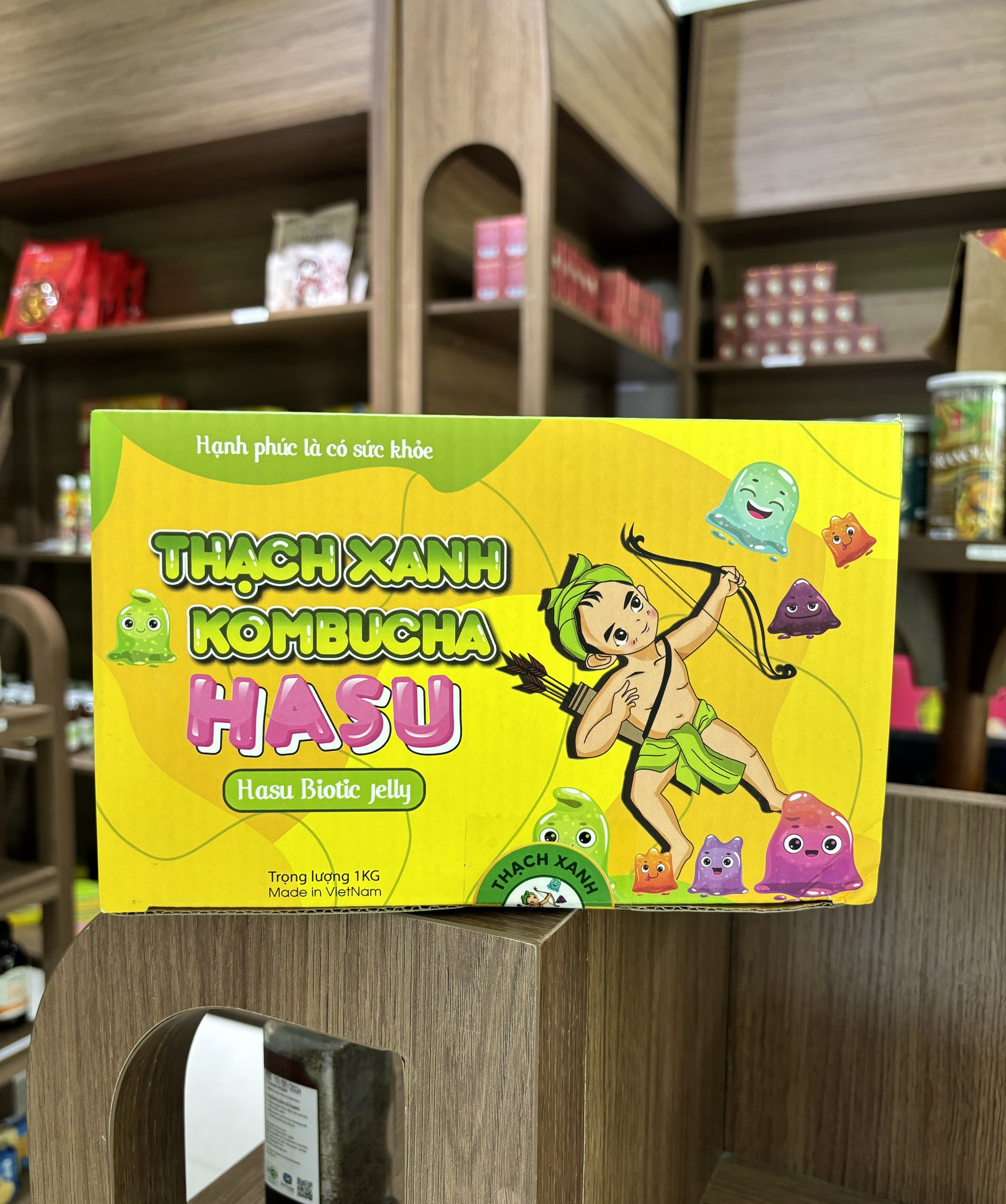 Thạch Xanh Kombucha Hasu vị Vaei, Dứa, Xoài, Đào, Dâu tằm, Chanh leo 500g-1kg
