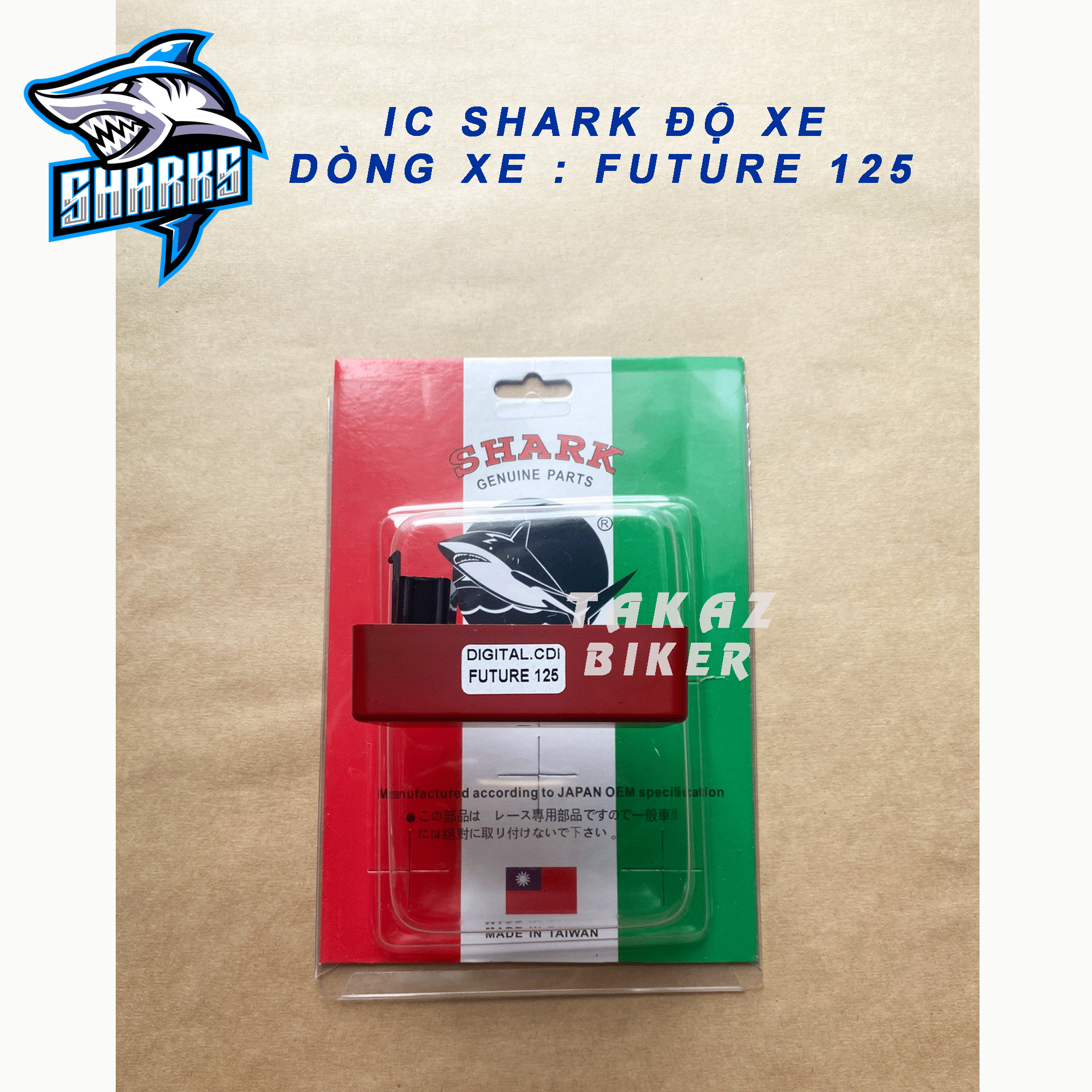 Ic shark mở tua honda future 125 wave a 110cc fu neo blade - icfu125 shark