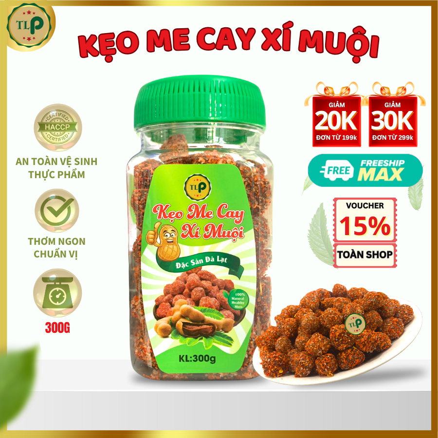 Kẹo me cay xí muội tân lộc phát - hũ 300g