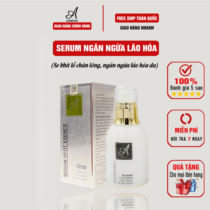 Serum dưỡng trắng da mặt, Serum Spot Esence, 50g, Giúp Chống Lão Hoá,Tái Tạo Da, Se Khít Lỗ Chân Lông