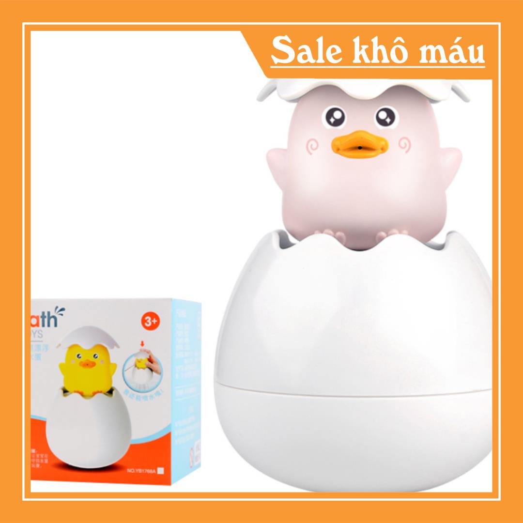 Đồ chơi nhà tắm Trứng Vịt phun nước vui nhộn giúp bé vui vẻ đi tắm