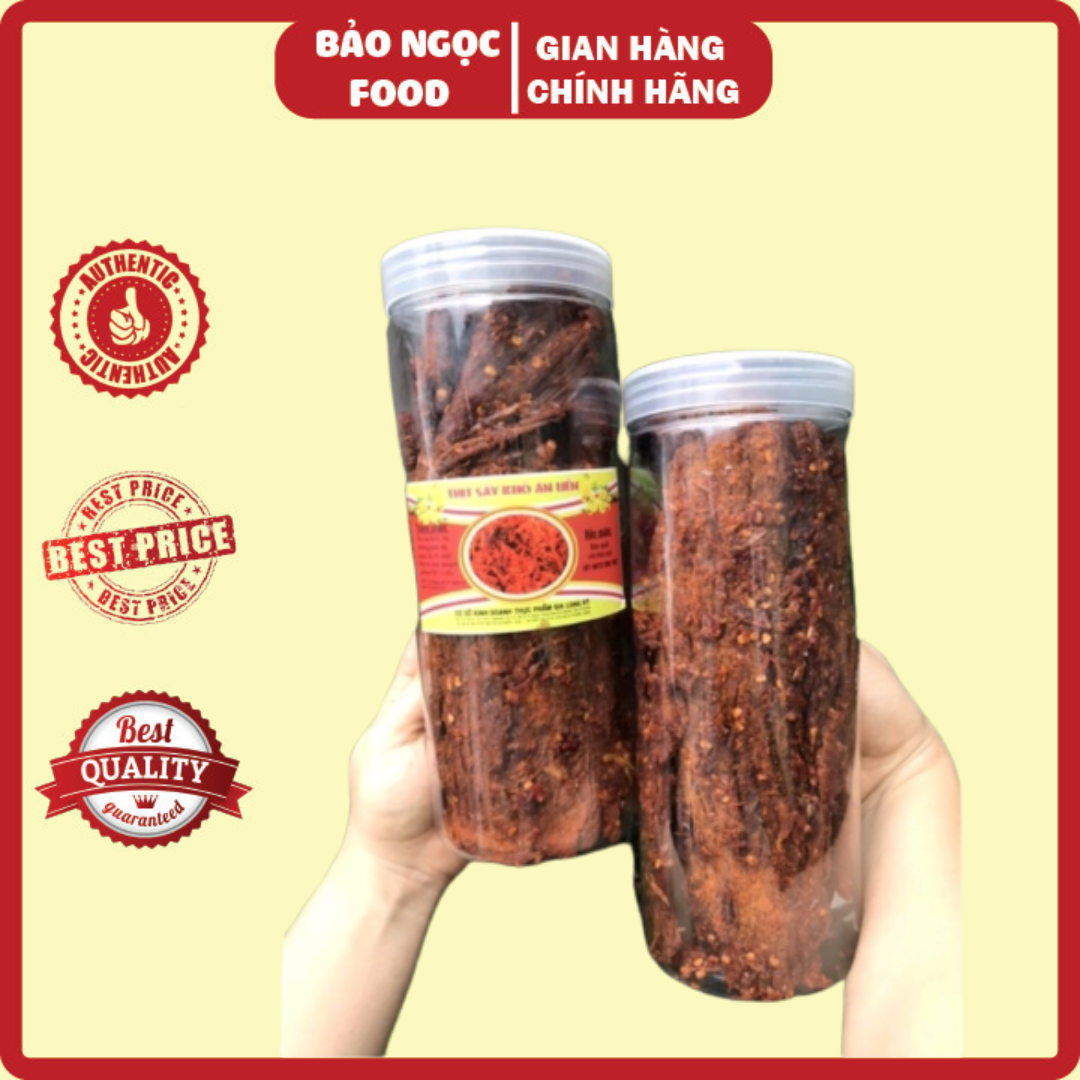 Khô bò sấy khô miếng 500g, khô bò miếng đậm vị thơm ngon