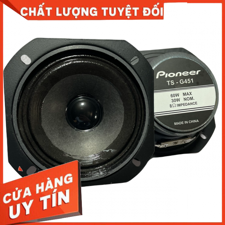 Loa trung Pioneer vuông 11cm: Giá 1 cặp