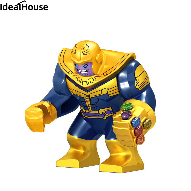 IDealHouse Fast Delivery Thanos With Gloves Minifigures Building Blocks
