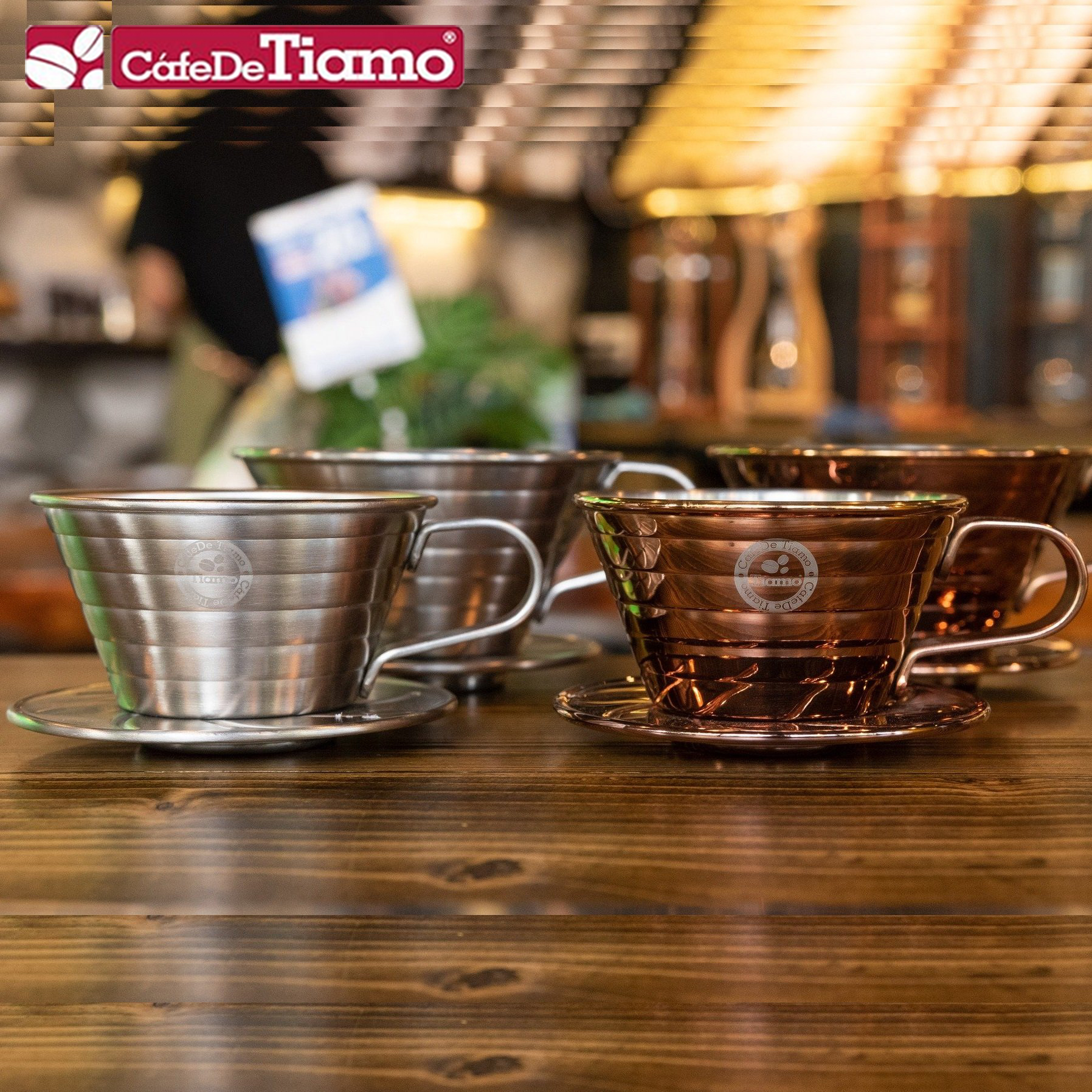 [HCM]Phểu Tiamo pha cà phê drip hình tròn kiểu dáng Kalita wave