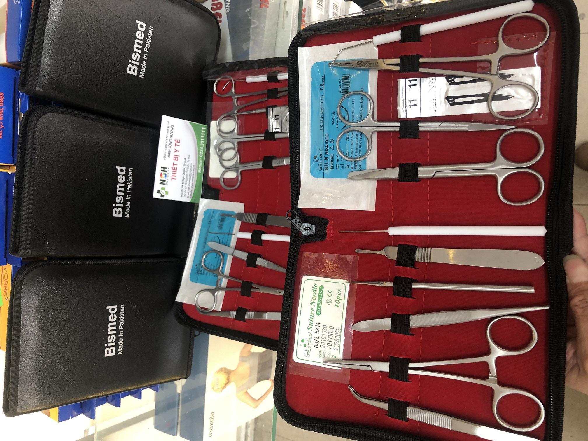 BỘ 13 MÓN BỘ DỤNG CỤ TIỂU PHẪU 13 MÓN CHI TIẾT BỘ DỤNG CỤ PHẪU THUẬT 13 KHOẢN EVEREST CỦA PARKISTAN - THAY ĐỔI CHI TIẾT THEO NHU CẦU