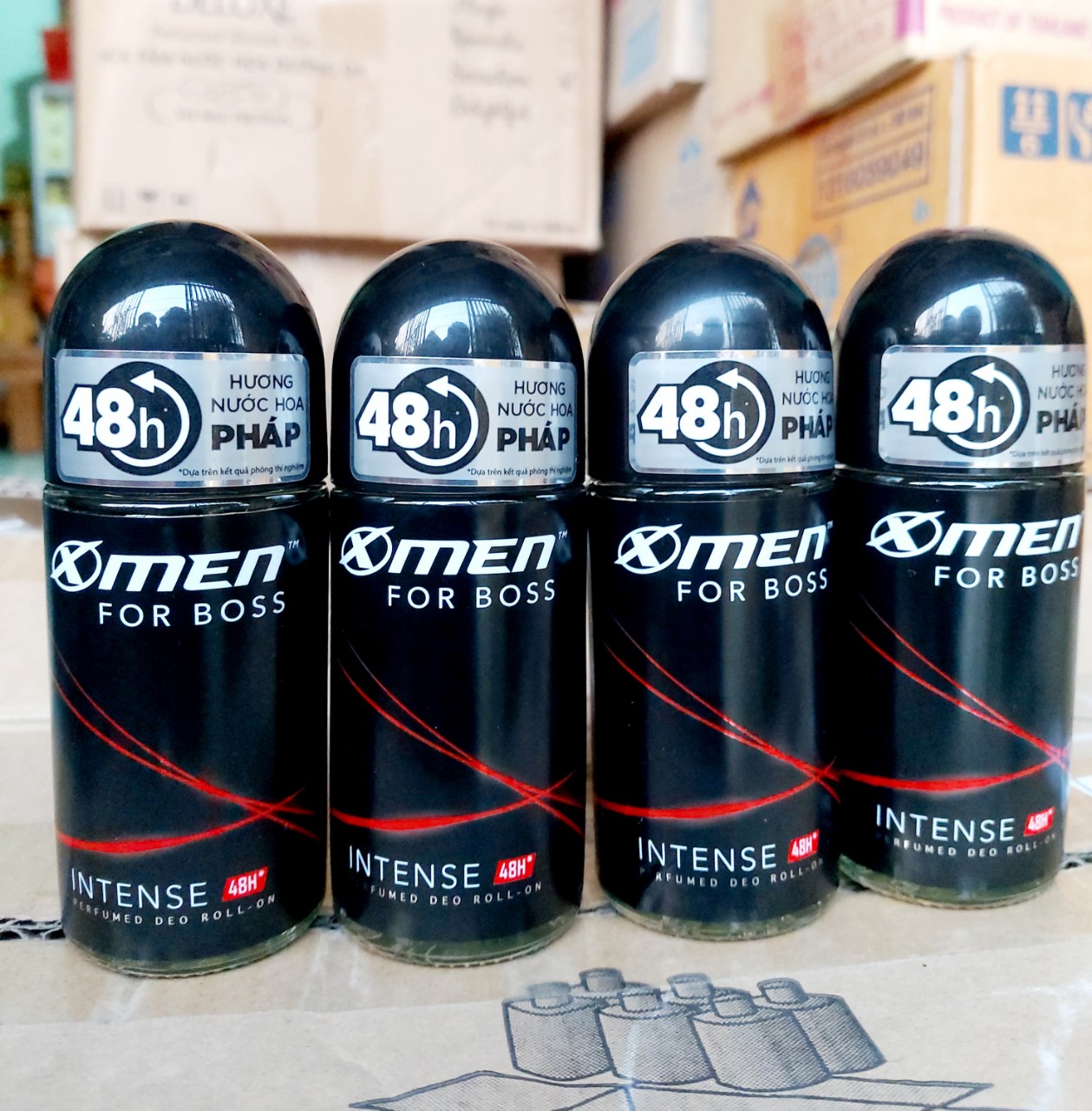 Lăn khử mùi Xmen for boss viền đỏ 50ml