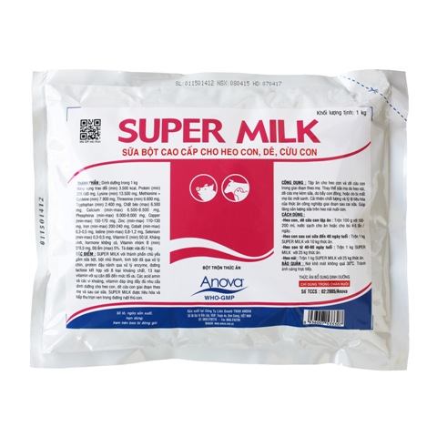 Nova super milk sữa bột cung cấp cho heo con