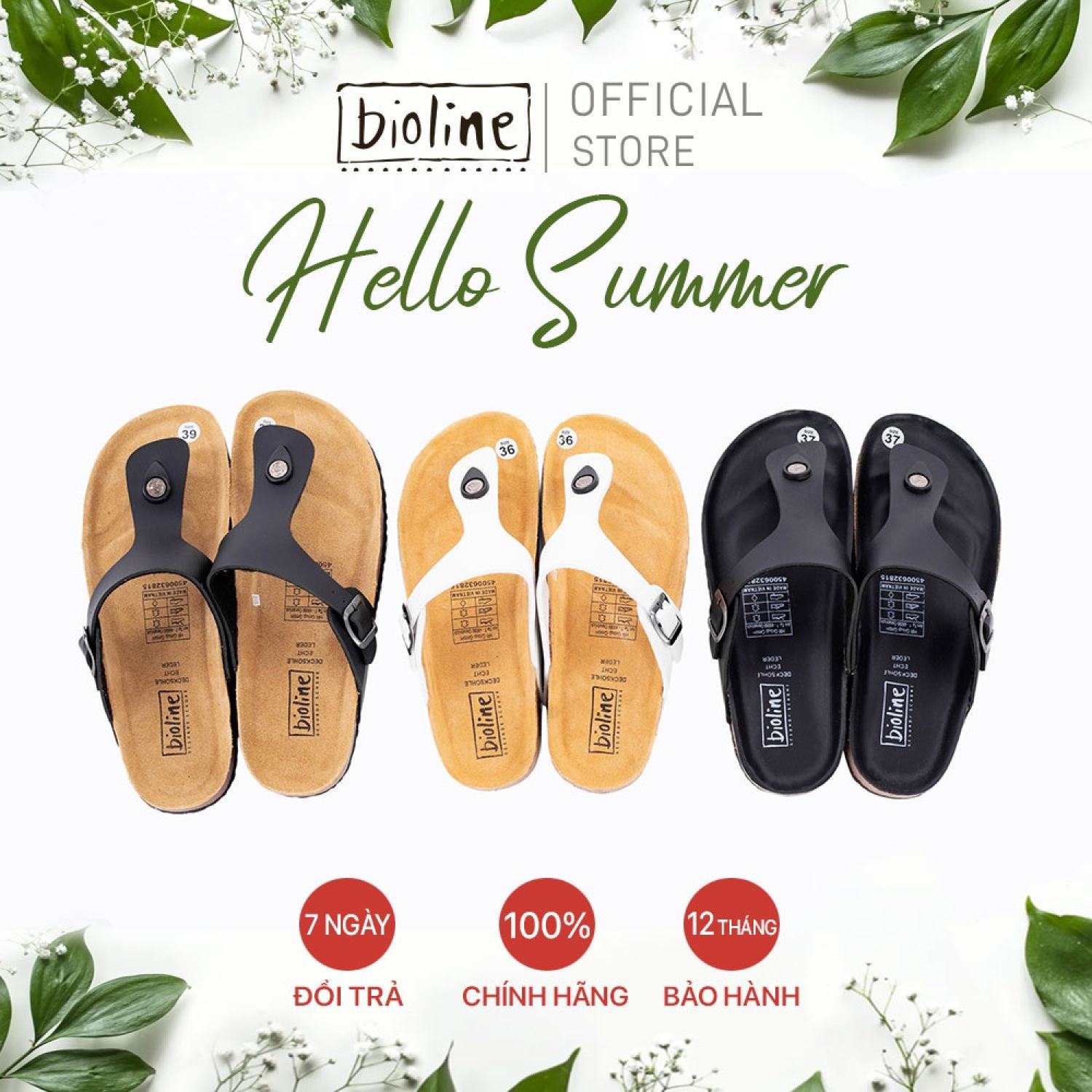 - Dép xỏ ngón đế trấu unisex da PU cao cấp dép birken xỏ ngón nam nữ chính hãng Bioline