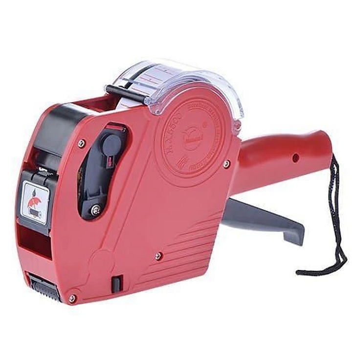 Máy bắn giá tiền tặng kèm cuộn giấy in, mực in