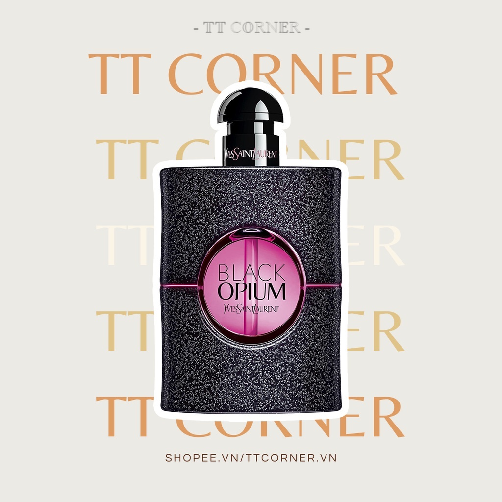 Nước hoa dùng thử ysl black opium neon eau de parfum 5ml/10ml/20ml - 𝕋𝕋 ℂ𝕆ℝℕ𝔼ℝ -