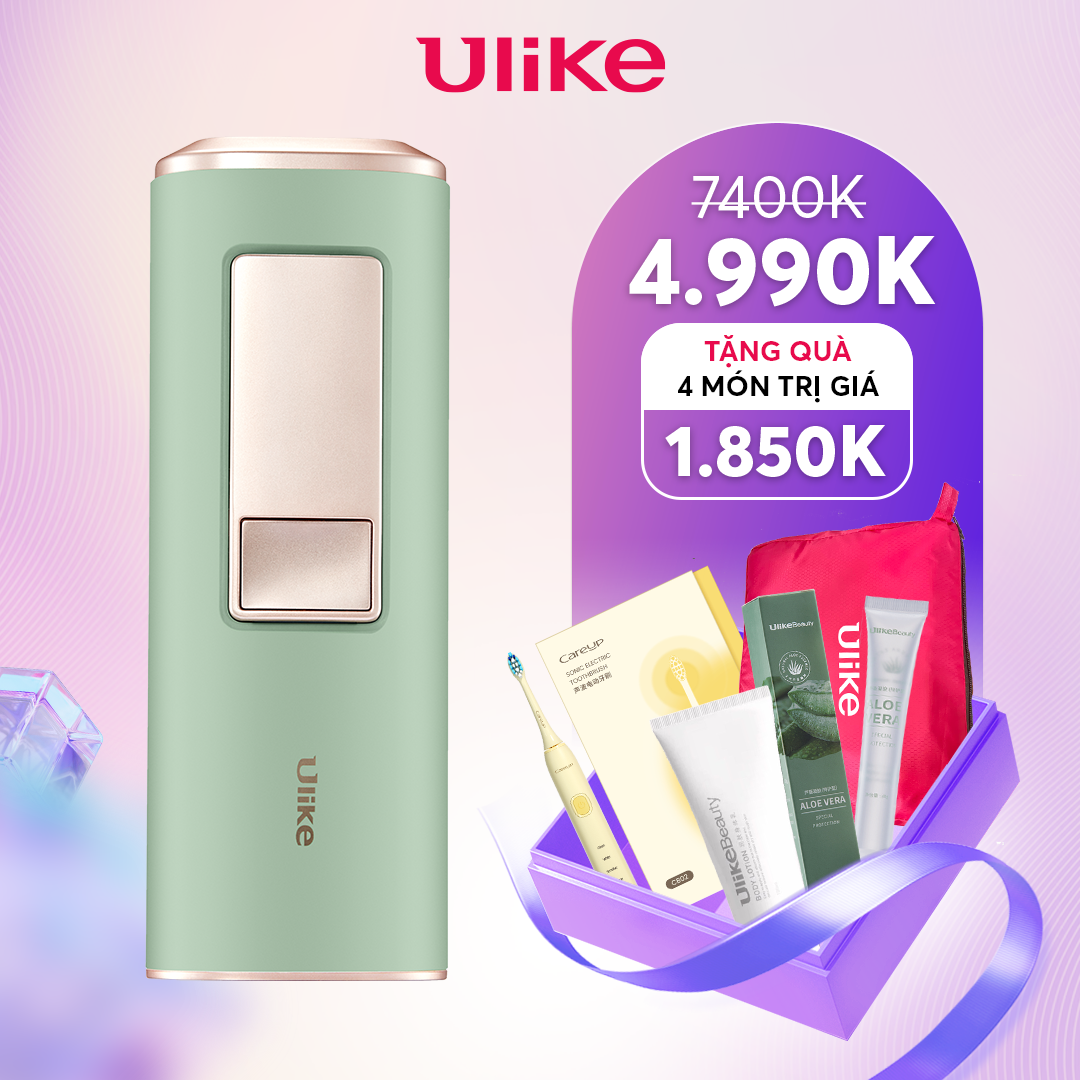 {Chính hãng} Máy triệt lông làm lạnh không đau Ulike Sapphire Air Cooling IPL Mint_Sản phẩm chính hãng Hàn Quốc