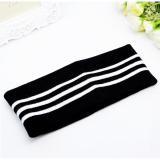 Băng đô buộc tóc thể thao - Sọc (Đen)