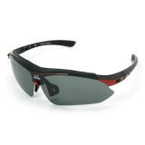 Basto BS102 - Kính râm cận thể thao (Đen đỏ)