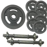 BỘ 2 TẠ THÁO LẮP 9,3KG ( 8 MIẾNG TẠ GANG 2KG)