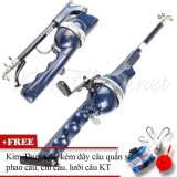 Bộ Cần câu máy Xếp gọn tích hợp Máy câu KT-CX-Foldable (Kim Thủy) + Kèm Dây câu, Phao câu, Chì câu, Lưỡi câu