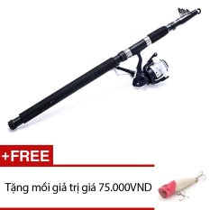Bộ cần câu khp 2.7 + tặng 1 mồi giả