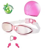 Bộ kính bơi, mũ bơi, bịt tai kẹp mũi g300 popo collection