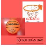 Combo bộ sản phẩm Vành bóng rổ 30cm + quả bóng rổ