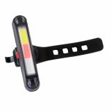 Đèn led pin sạc ELR gắn xe đạp (sáng trắng-đỏ-dương)