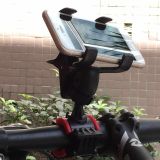Giá đỡ kẹp điện thoại gắn tay lái xe đạp, moto phượt cao cấp H83-Đen