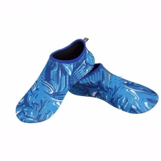Giầy đi biển, giầy đi bơi thông thoáng OCEAN-BLUE, mau khô nước - Hoa văn