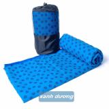 Khăn trải thảm tập Yoga hoa với hạt PVC chống trơn