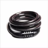 Khóa số dây chống trộm xe đạp, loại 4 số, không thay đổi được mã số, kích thước D0.65cm dài 110cm