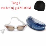 Kinh bơi Shenyu tráng bạc chống tia UV tặng kèm mũ bơi