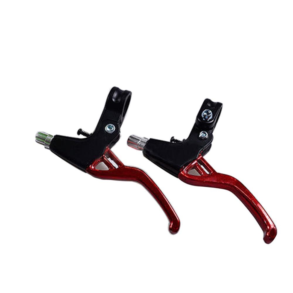 Lightweight ALLOY Brake Levers 2-finger Bike Bicycle BMX red - intl