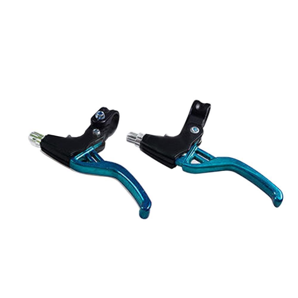 Lightweight ALLOY Brake Levers 2-finger Bike Bicycle BMX(Blue) - intl