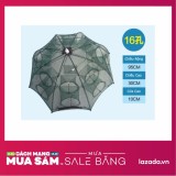 Lưới đánh bắt cá bát quái - 16 cửa