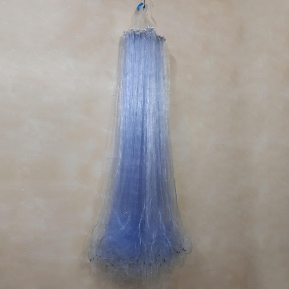 lưới đánh cá 7cm xanh- 3 màn - cao 1m1- dài 60m