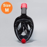 Mặt nạ lặn Full Face Size M; MẮT KÍNH CƯỜNG LỰC, gắn được GOPRO, SJCAM tầm nhìn 180 độ, Ống thở gắn liền ngăn nước + Quà tặng của Shop POPO Collection