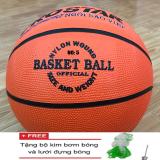 Quả bóng rổ cao su Prostar số 5 + Tặng bộ kim bơm và lưới đựng bóng