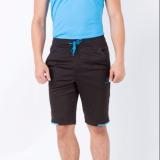Quần sooc thể thao nam Donex Proning (tập gym, thể dục…)- Đen phối xanh copan