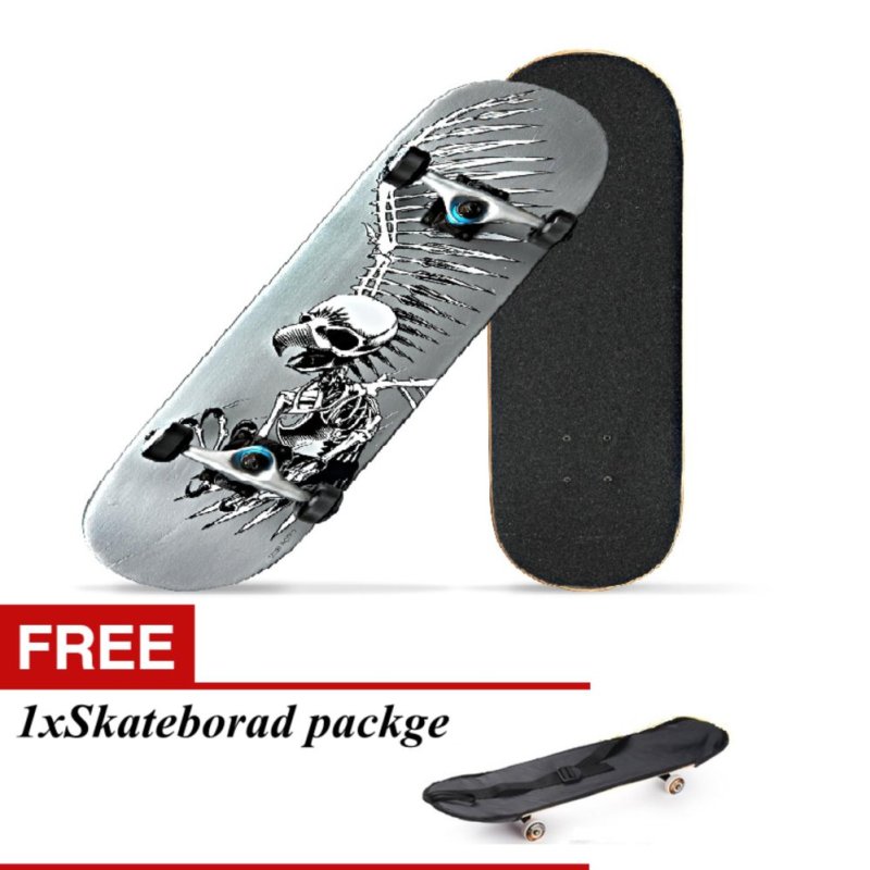 Super The skeleton pattern adult skateboard buy 1 get 1 freebie -
intl