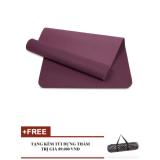 Thảm tập yoga tpe 8mm cao cấp kèm túi