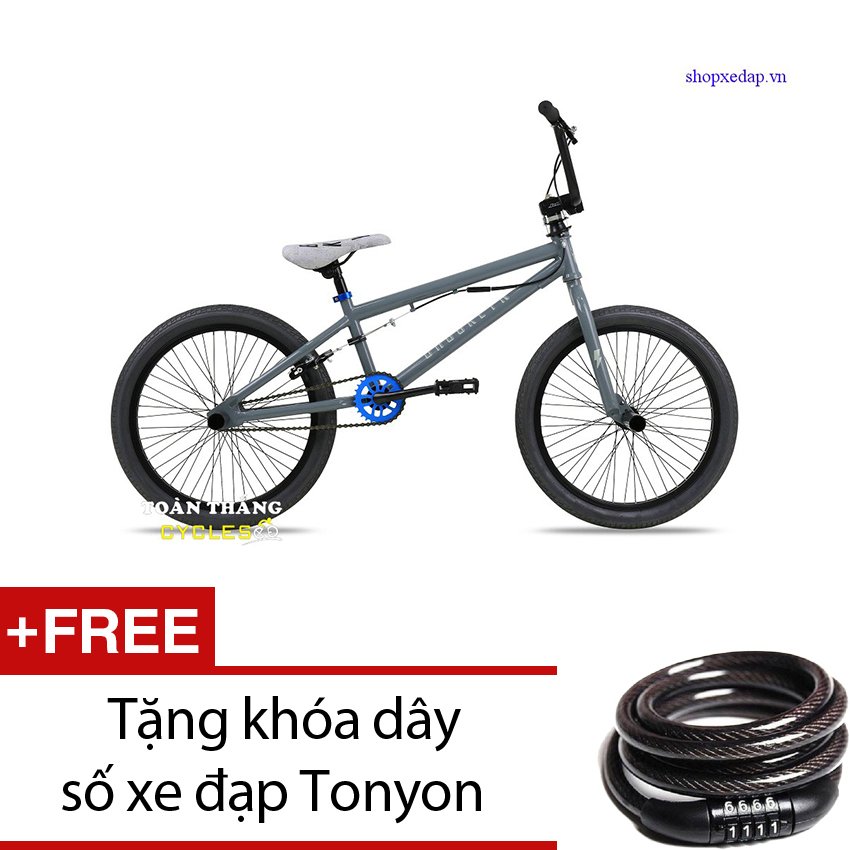 Xe đạp địa hình Jett Brooklyn Gray 2016 + Tặng khóa dây số xe đạp Tonyon