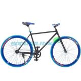 Xe đạp Fixed Gear Single (Đen phối xanh) - SAMSUNG CONNECT