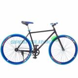 Xe đạp Fixed Gear Single (Đen phối xanh) - SAMSUNG CONNECT