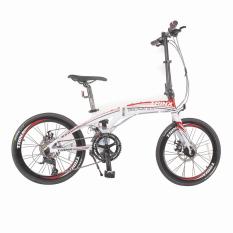Xe đạp gấp TRINX DOLPHIN3.0 2016 (Trắng đỏ)